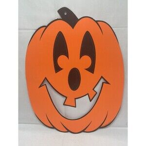 Vintage Beistle Co. Jack-o'-Lantern Die Cut Wall Decoration 1991 NEW